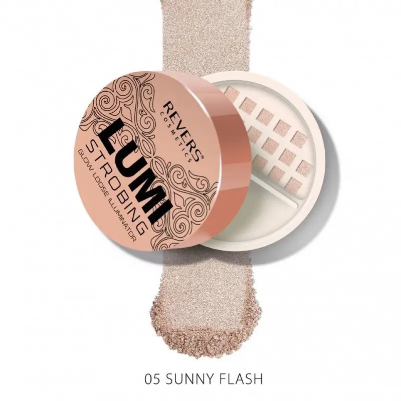 Lumi strobing loose highlighter powder for face and body