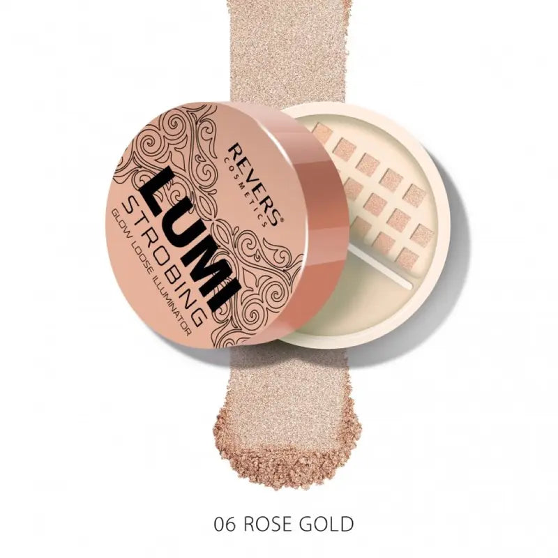 Lumi strobing loose highlighter powder for face and body
