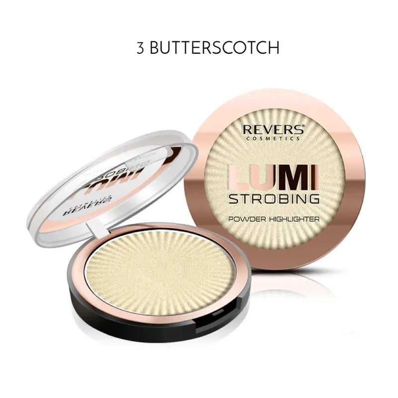 Lumi strobing highlighter powder for face and body
