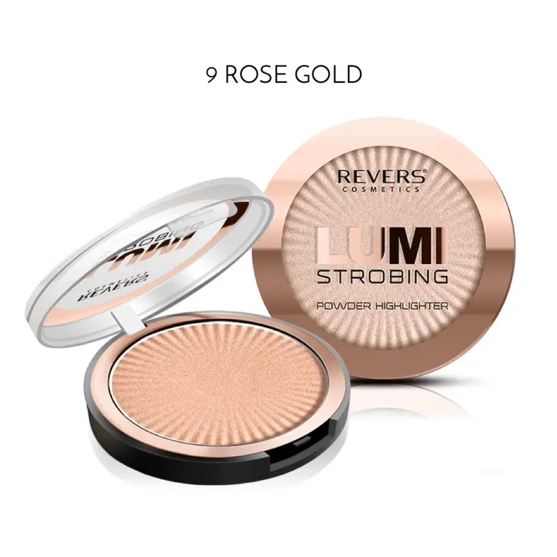 Lumi strobing highlighter powder for face and body