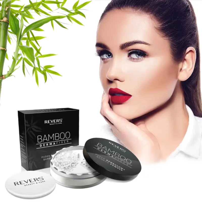 Bamboo dermafixer fixing powder
