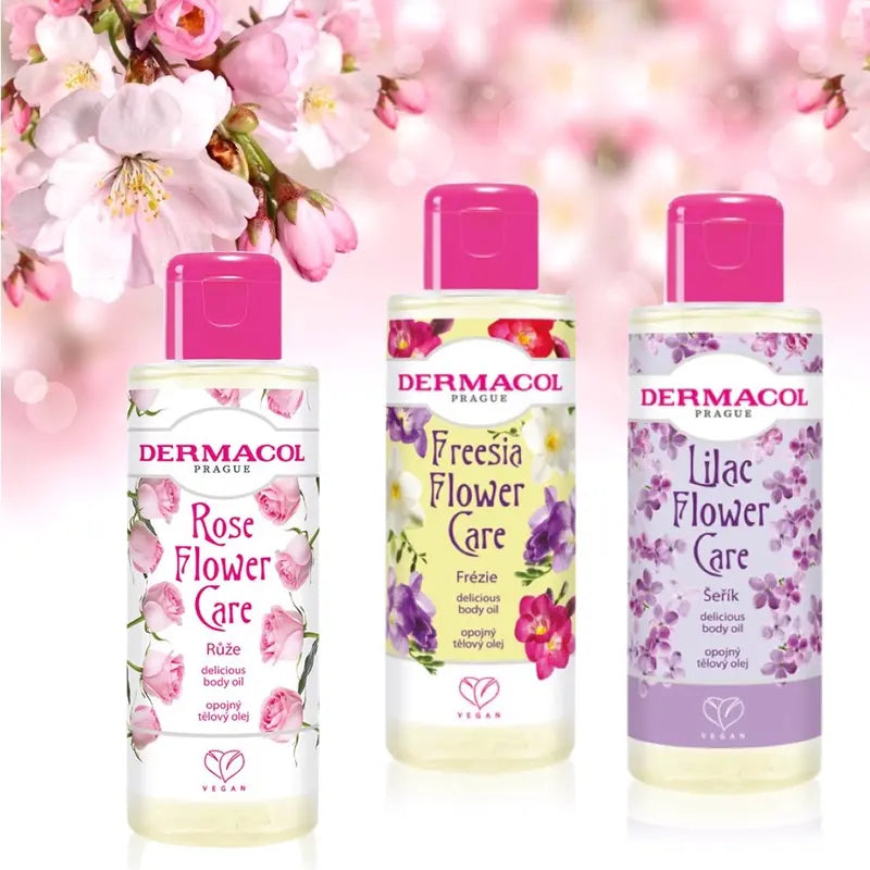 Dermacol body oil freesia flower Lilac and rose