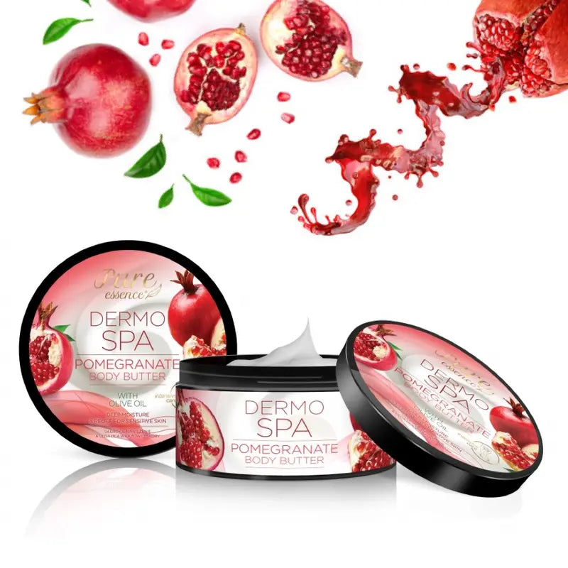 Dermo SPA Pomegranate Body Butter with Olive Oil Nourishment & Skin Hydration 200ml