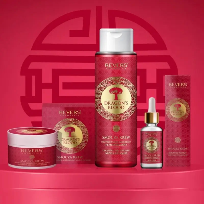 Dragon’s blood anti-aging skin care line
