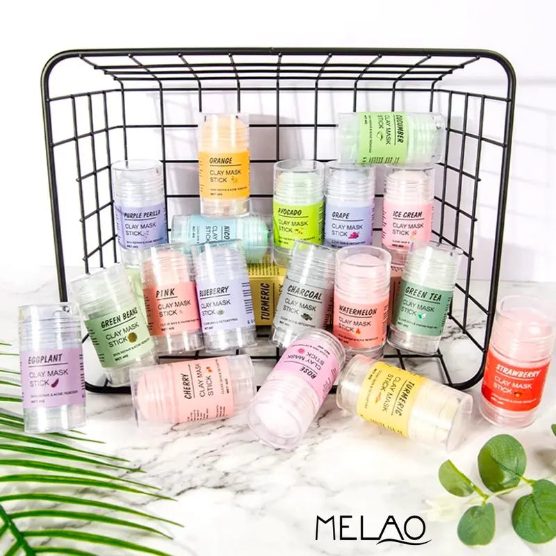 Clay face mask stick all types