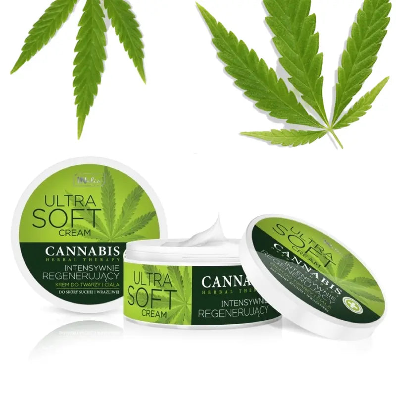 Hemp oil body balm cream intensive regeneration