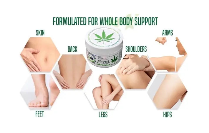 Muscle balm hemp ointment