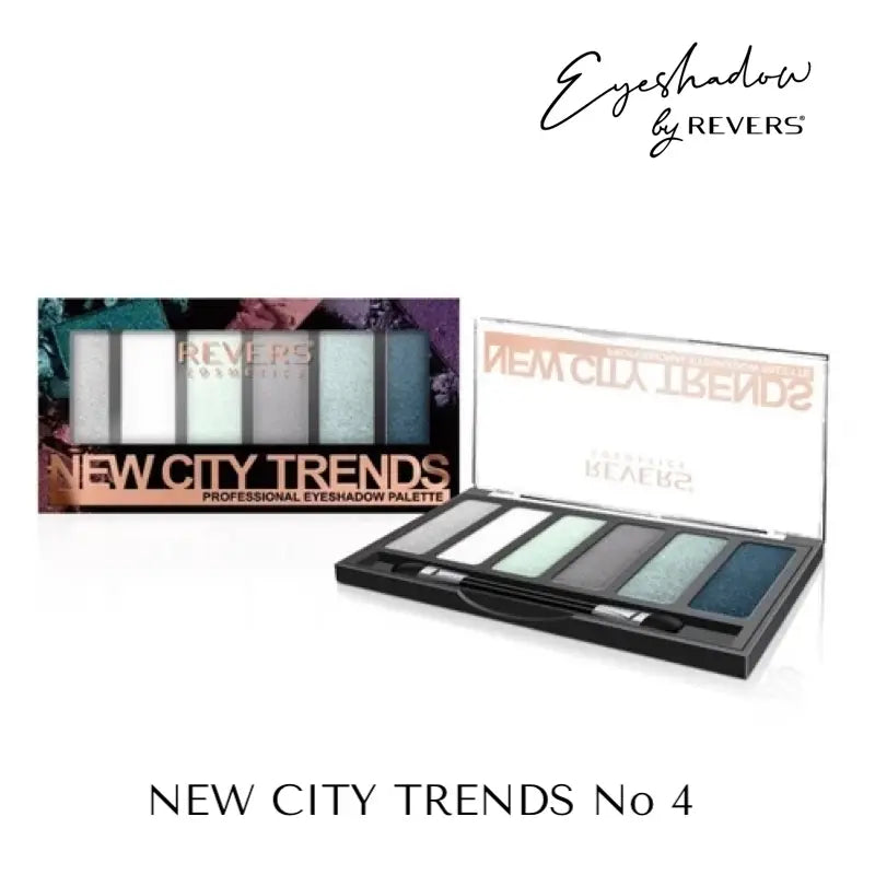 New city trends Eyeshadow palette Brown and grey