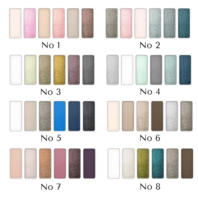 New city trends Eyeshadow palette All the shades