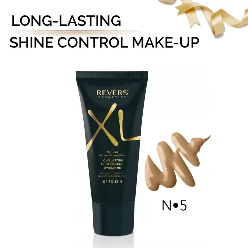 XL Natural Mineral Long-Lasting Shine Control Foundation – Hydrating Satin Finish