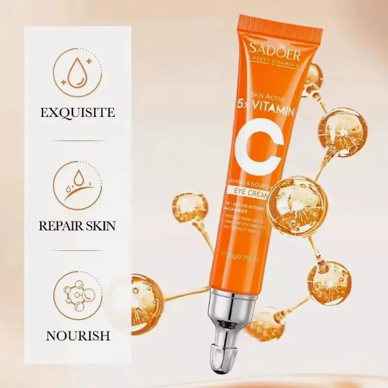 Brightening and Firming Eye Cream Treatment for Dark Circles, Puffiness and Fine Lines