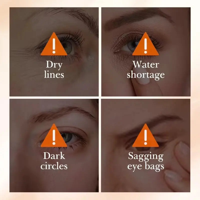 Brightening and Firming Eye Cream Treatment for Dark Circles, Puffiness and Fine Lines - effect