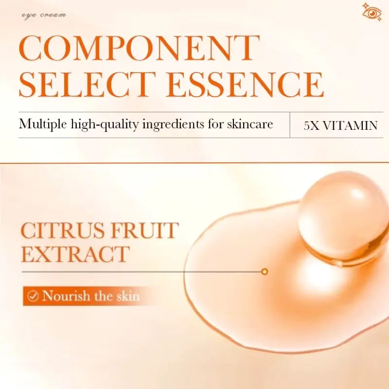 Brightening and Firming Eye Cream Treatment for Dark Circles, Puffiness and Fine Lines Ingredients