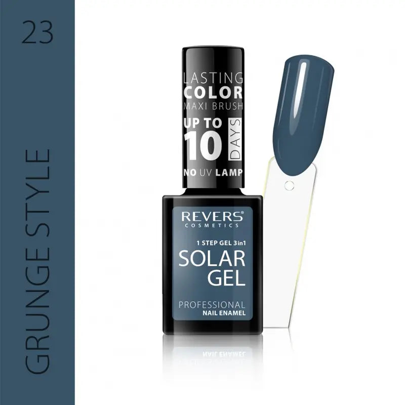 Solar gel nail polish Grunge style