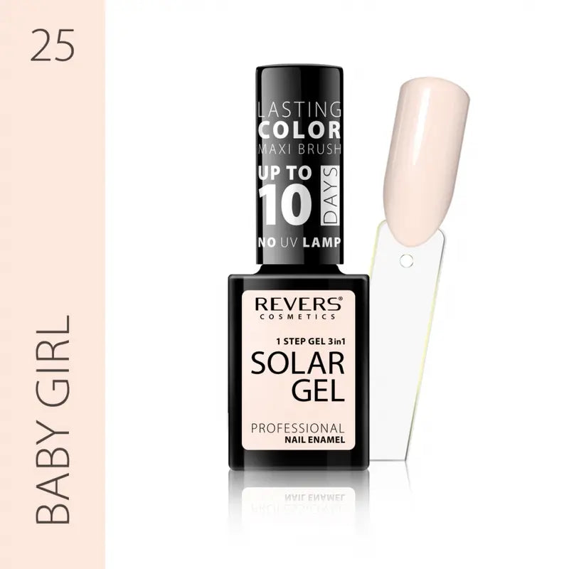 Solar gel nail polish Baby girl