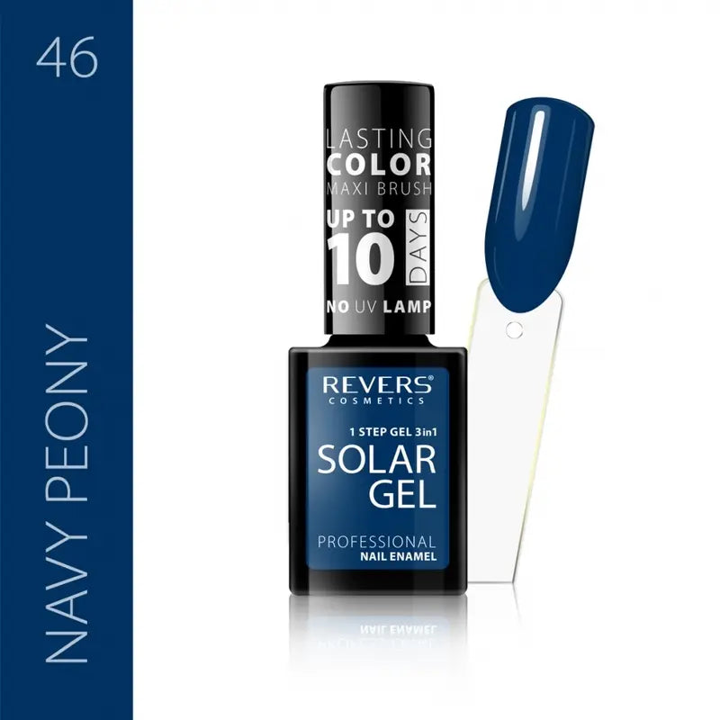 Solar gel nail polish Navy