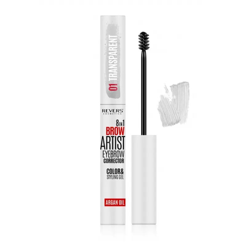 Brow Artist 8in1 Eyebrow Corrector Gel with Argan Oil Long-Lasting Tint & Styling Mascara