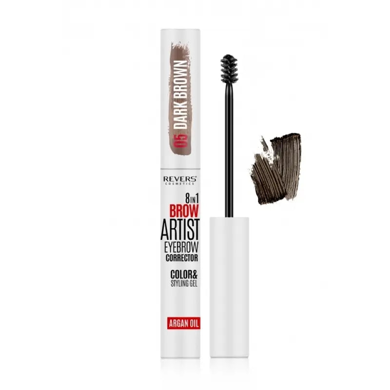 Dark brown eyebrow mascara brow tint artist 8in1