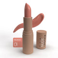 Golden Whisper New Nude Satin Lipstick 01 Moisturizing Long-Wear Lip Color Smooth, Elegant Finish