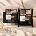 Oh! My Brow Eyebrow Powder & Wax Set 3 Brow Shadows, Setting Wax, Brush & Sponge Applicator Brow Defining, Filling &amp; Shaping Makeup Kit 01