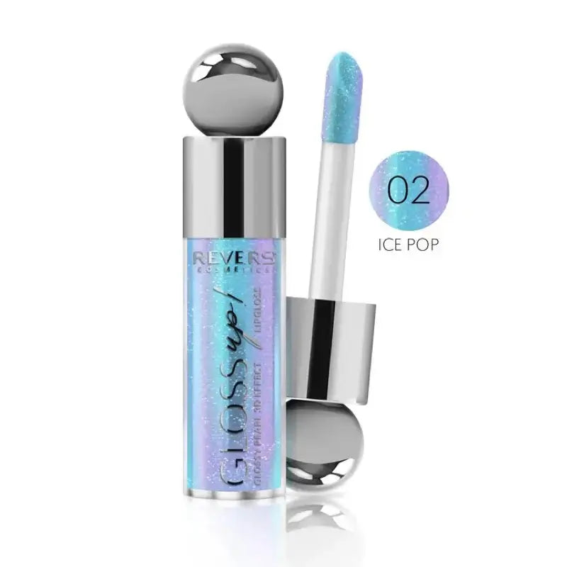 Ice Pop Gloss Up! 3D Lip Gloss High-Shine, Multi-Dimensional Sparkle for Irresistible Glossy Lips