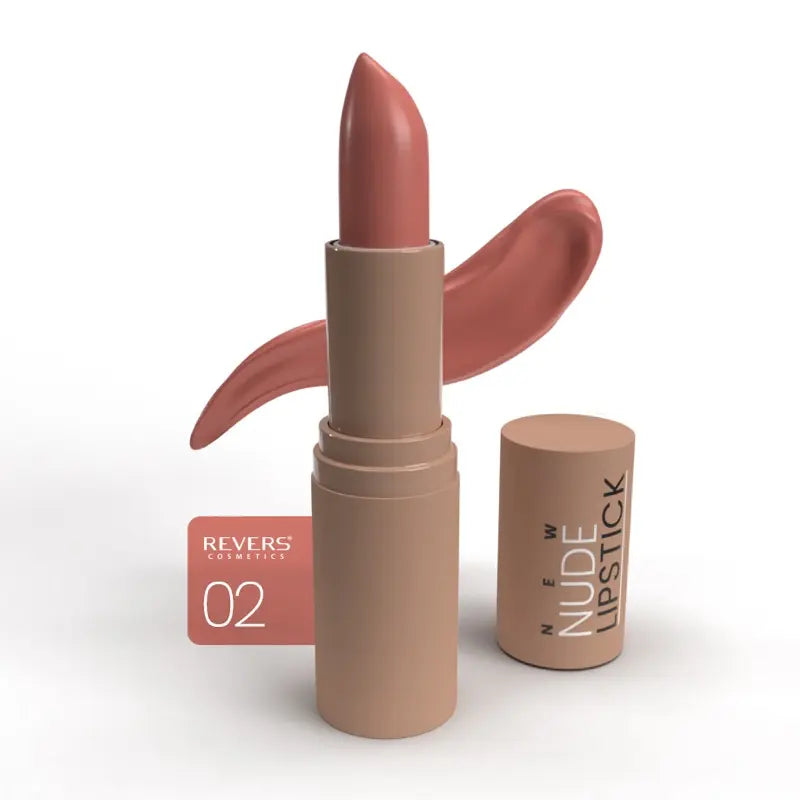 Vintage Bloom New Nude Satin Lipstick Moisturizing Long-Wear Lip Color Smooth, Elegant Finish