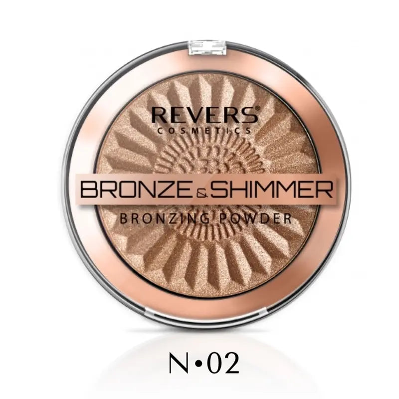 Bronze & Shimmer Face Bronzer – Natural Sun-Kissed Glow & Highlighting Powder