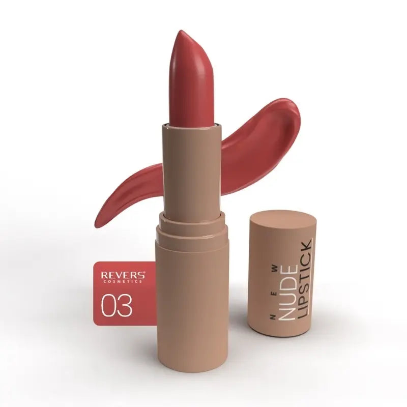 Sunset Affair New Nude Satin Lipstick Moisturizing Long-Wear Lip Color Smooth, Elegant Finish