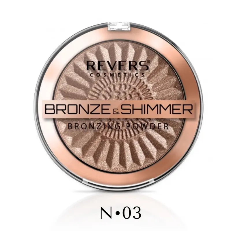Bronze & Shimmer Face Bronzer – Natural Sun-Kissed Glow & Highlighting Powder