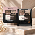 Oh! My Brow Eyebrow Powder & Wax Set 3 Brow Shadows, Setting Wax, Brush & Sponge Applicator Brow Defining, Filling &amp; Shaping Makeup Kit 03