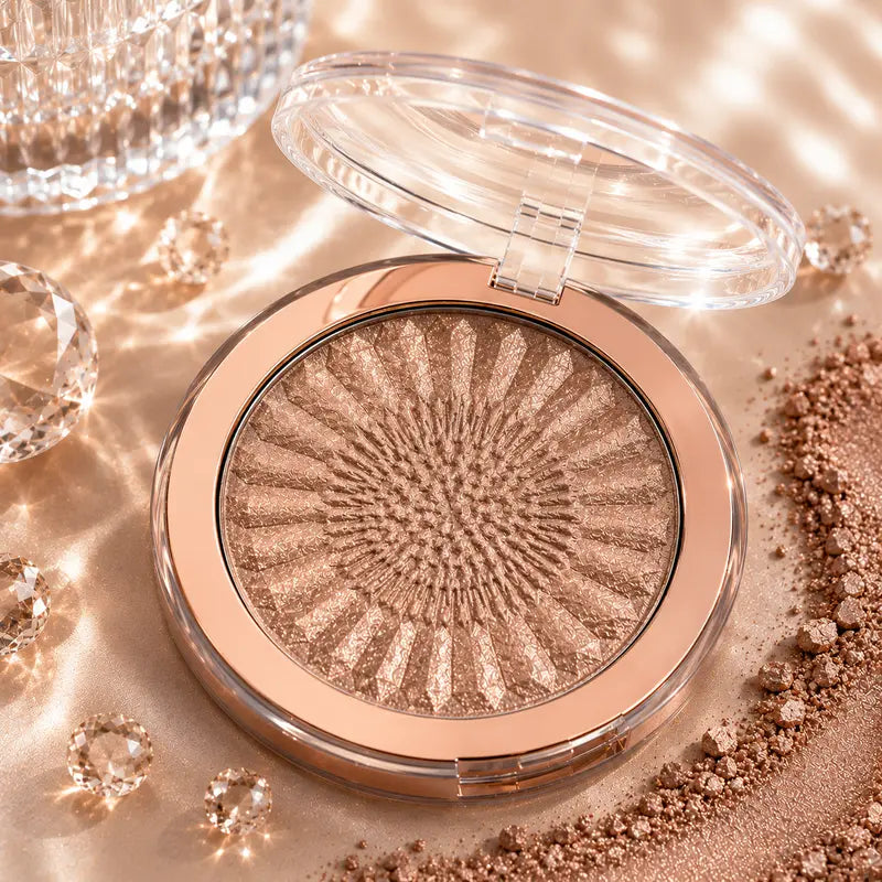 Bronze and shimmer bronzing powder face and body bronzer