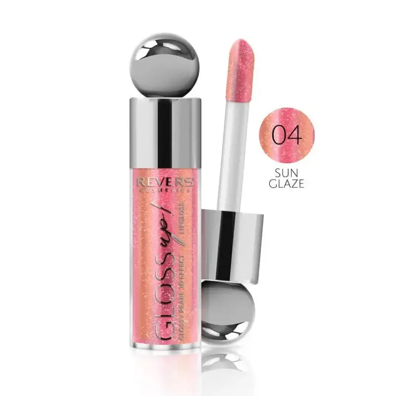 Sun Glaze Gloss Up! 3D Lip Gloss High-Shine Multi-Dimensional Sparkle for Irresistible Glossy Lips