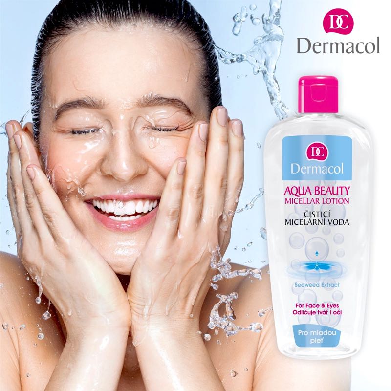 Dermacol Aqua Beauty Moisturizing Gift Set Face Cream, Cleansing Gel & Micellar Water