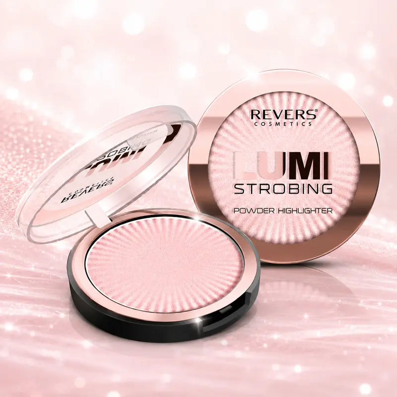 Romantic Lumi Strobing Compact Highlighter Radiant Face & Body Illuminating Powder