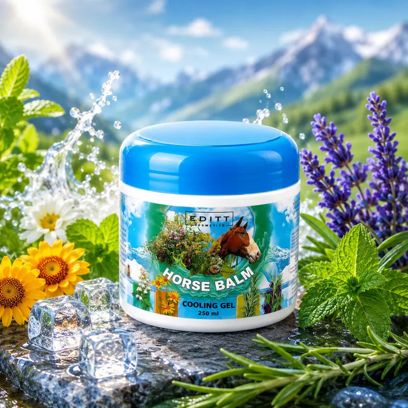 Horse Ointment Cooling Body Balm for Massage & Relief Maść Końska Chłodząca