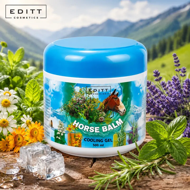 Horse Ointment Cooling Body Balm for Massage & Relief Maść Końska Chłodząca