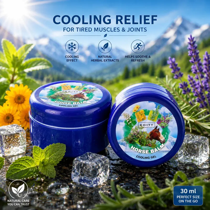 Horse Ointment Cooling Body Balm for Massage & Relief Maść Końska Chłodząca