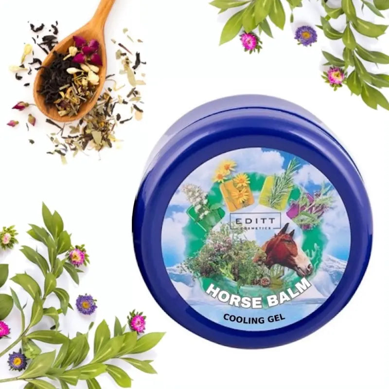 Horse Ointment Cooling & Warming Muscle Balm - a Complex of Herbal Extracts for Massage