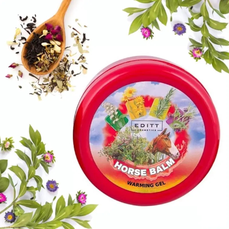 Horse Ointment Cooling & Warming Muscle Balm - a Complex of Herbal Extracts for Massage