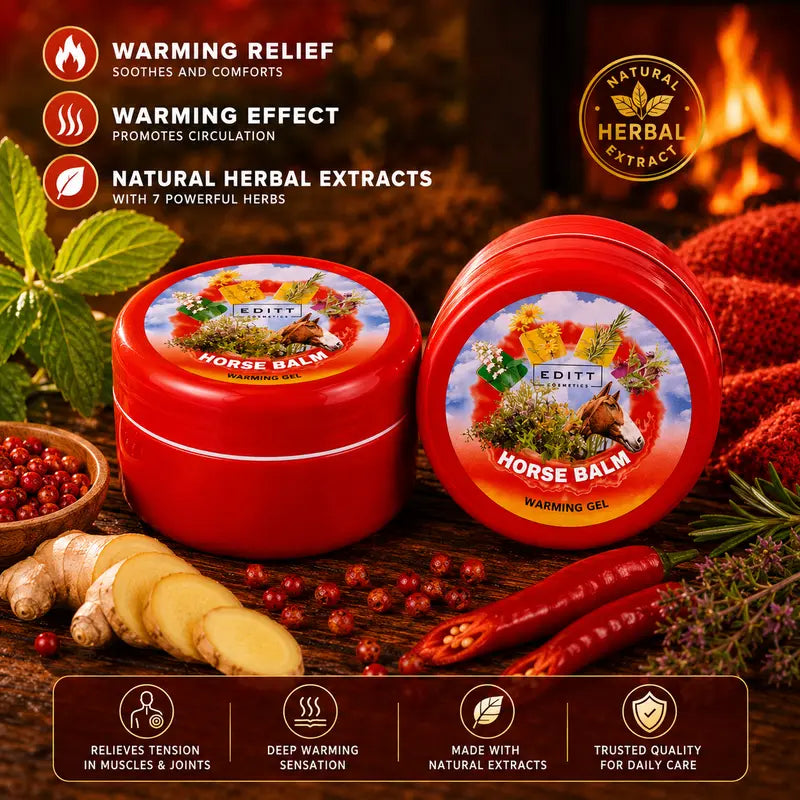 Horse Ointment Warming Body Balm for Massage & Relief Maść Końska Rozgrzewająca