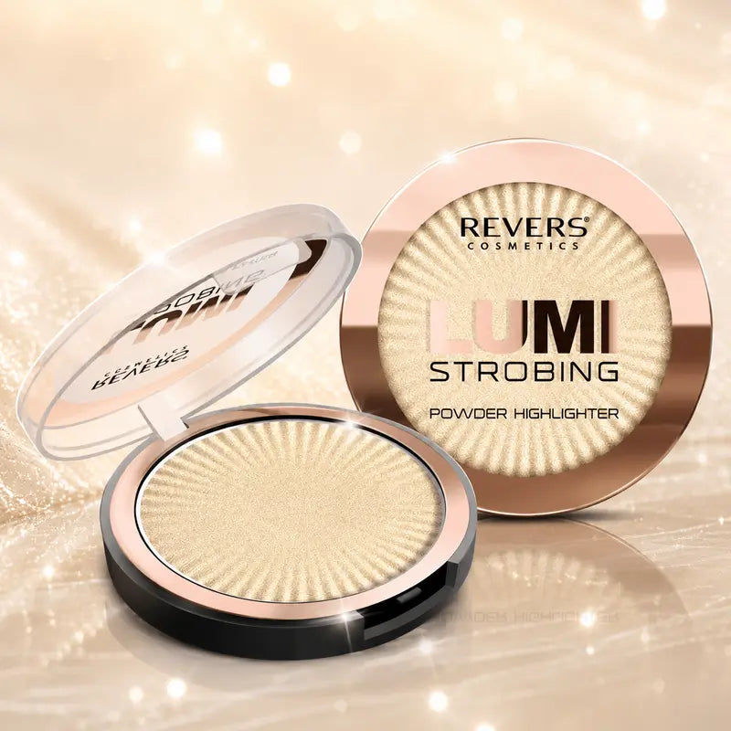 Lumi Strobing Compact Highlighter Radiant Face & Body Illuminating Powder