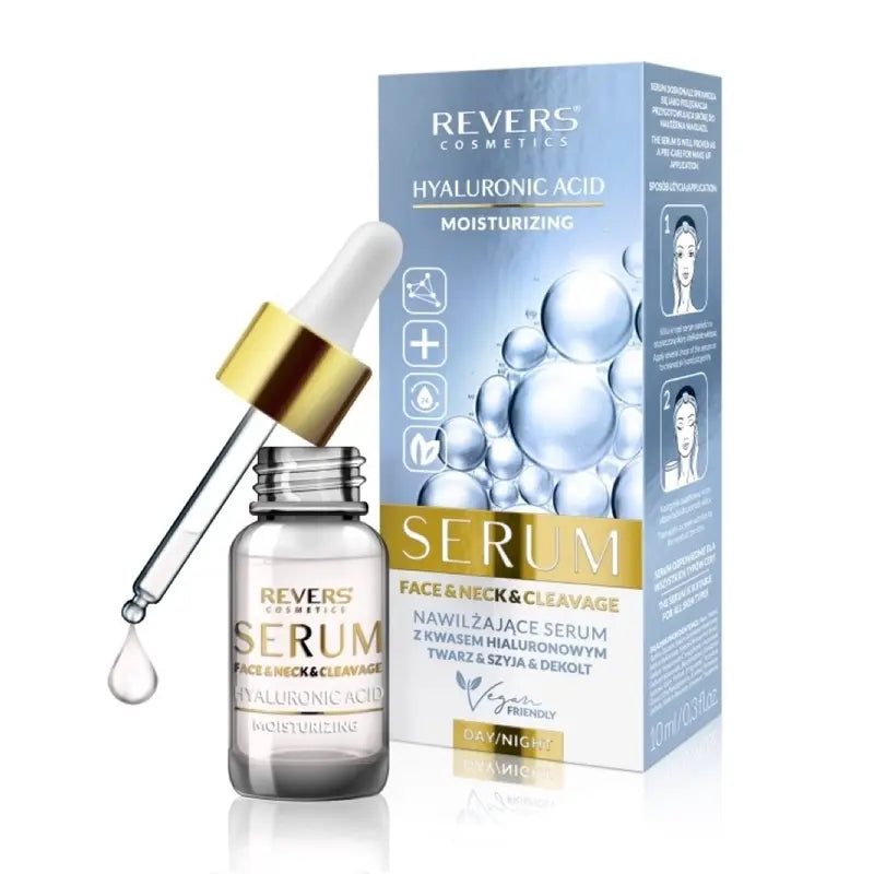 Plumping Face Serum Hyaluronic Acid, Taurine & Acai Extract – Deep Hydration & Moisturizing