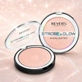 Strobe & Glow Harmony Pressed Powder Highlighter Face & Body Illuminator Soft Pink Radiant Luminous Glow Finish
