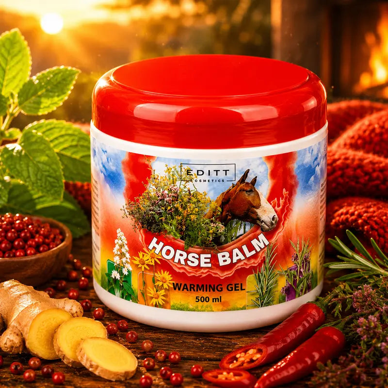 Horse Ointment Warming Body Balm for Massage & Relief Maść Końska Rozgrzewająca