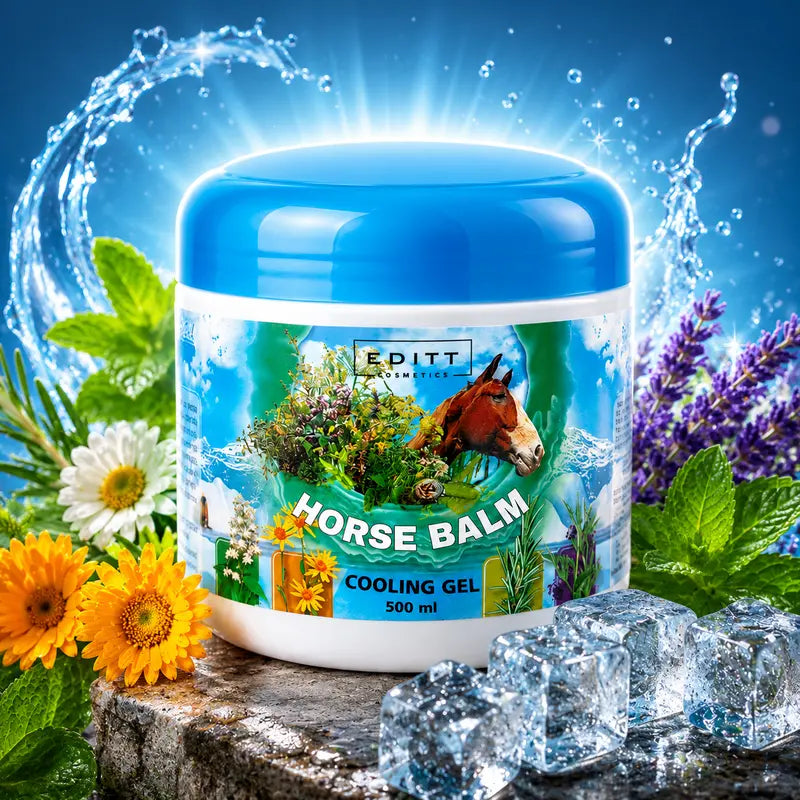 Horse Ointment Cooling Body Balm for Massage & Relief Maść Końska Chłodząca