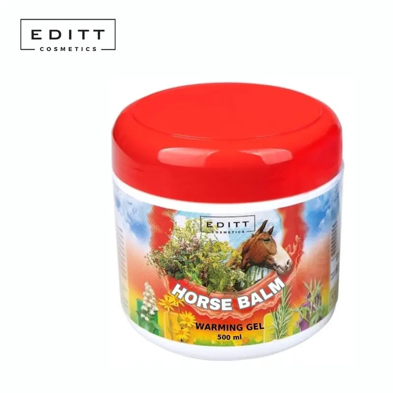 Horse Ointment Cooling & Warming Muscle Balm - a Complex of Herbal Extracts for Massage