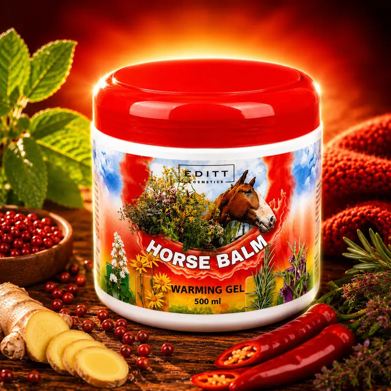Horse Ointment Warming Body Balm for Massage & Relief Maść Końska Rozgrzewająca