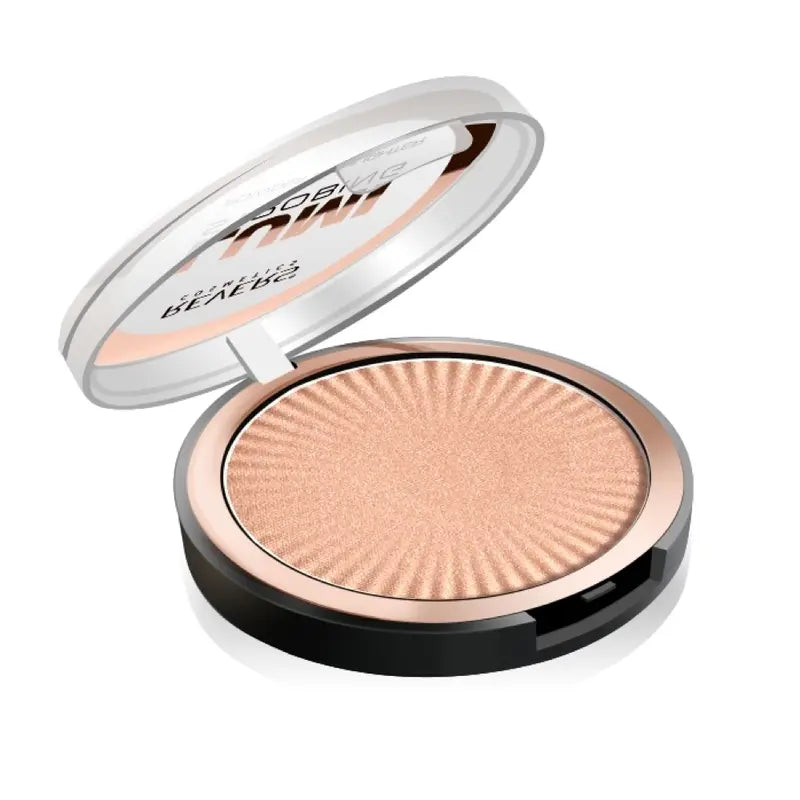 Rose Gold Lumi Strobing Compact Highlighter Radiant Face & Body Illuminating Powder