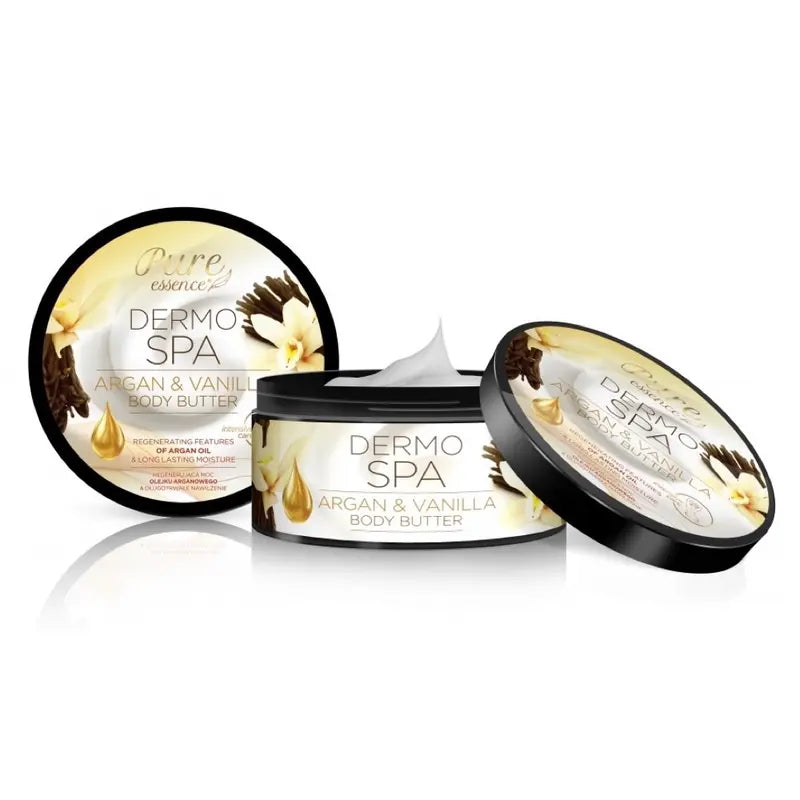 Dermo SPA Vanilla Body Butter with Argan Oil & Shea Oil Firmness & Elasticity 200ml