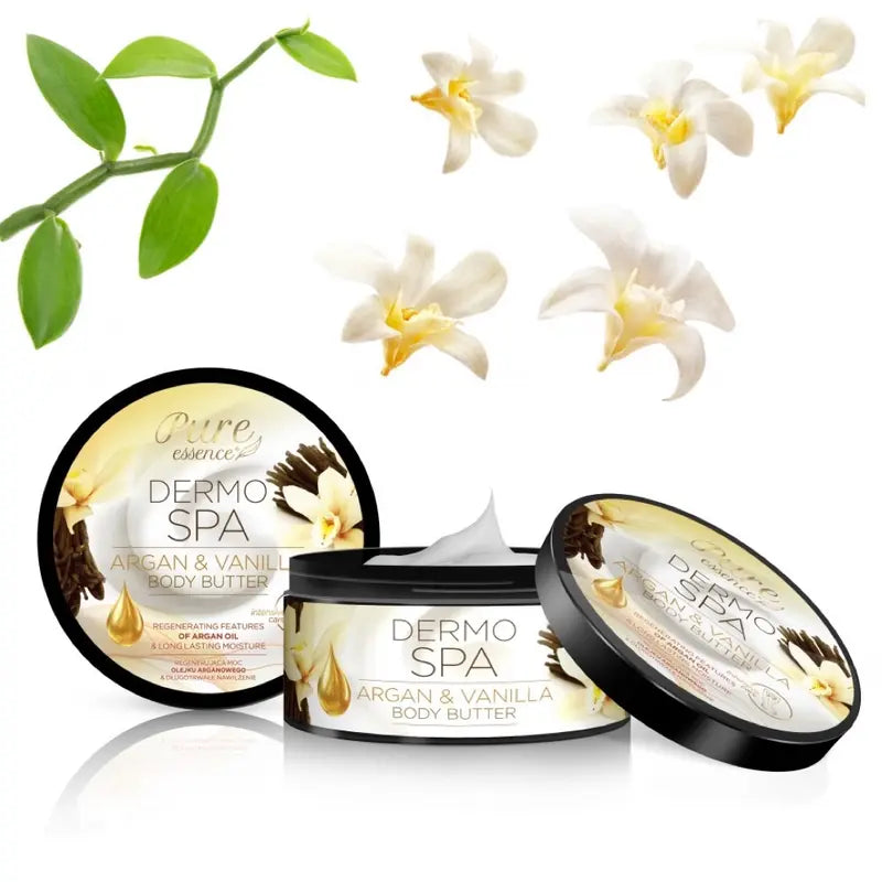 Dermo SPA Vanilla Body Butter with Argan Oil & Shea Oil Firmness & Elasticity 200ml